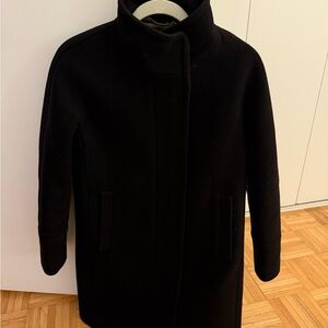 J. Crew Womens Black Trench Coat